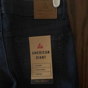 American Giant Sedona Skinny Jeans, Mountain Wash